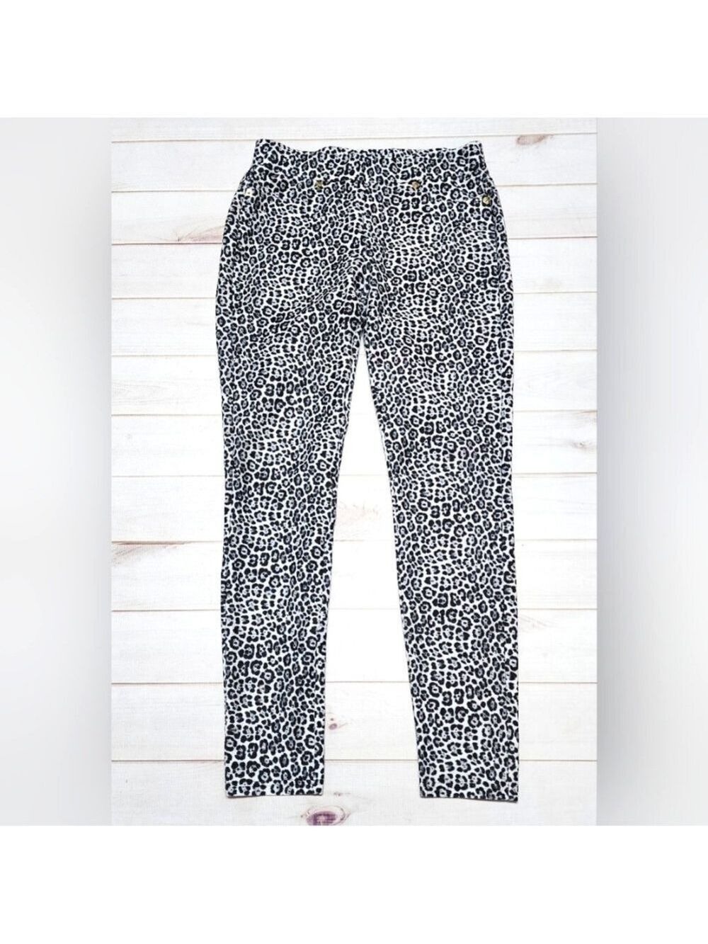 Michael Michael Kors Textured Animal Print Pants Small - New Without Tags